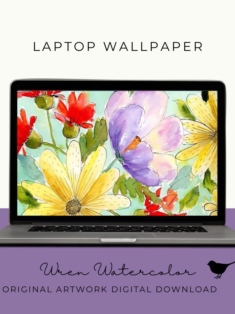 Floral Fun Digital Wallpaper Bundle product image (5)