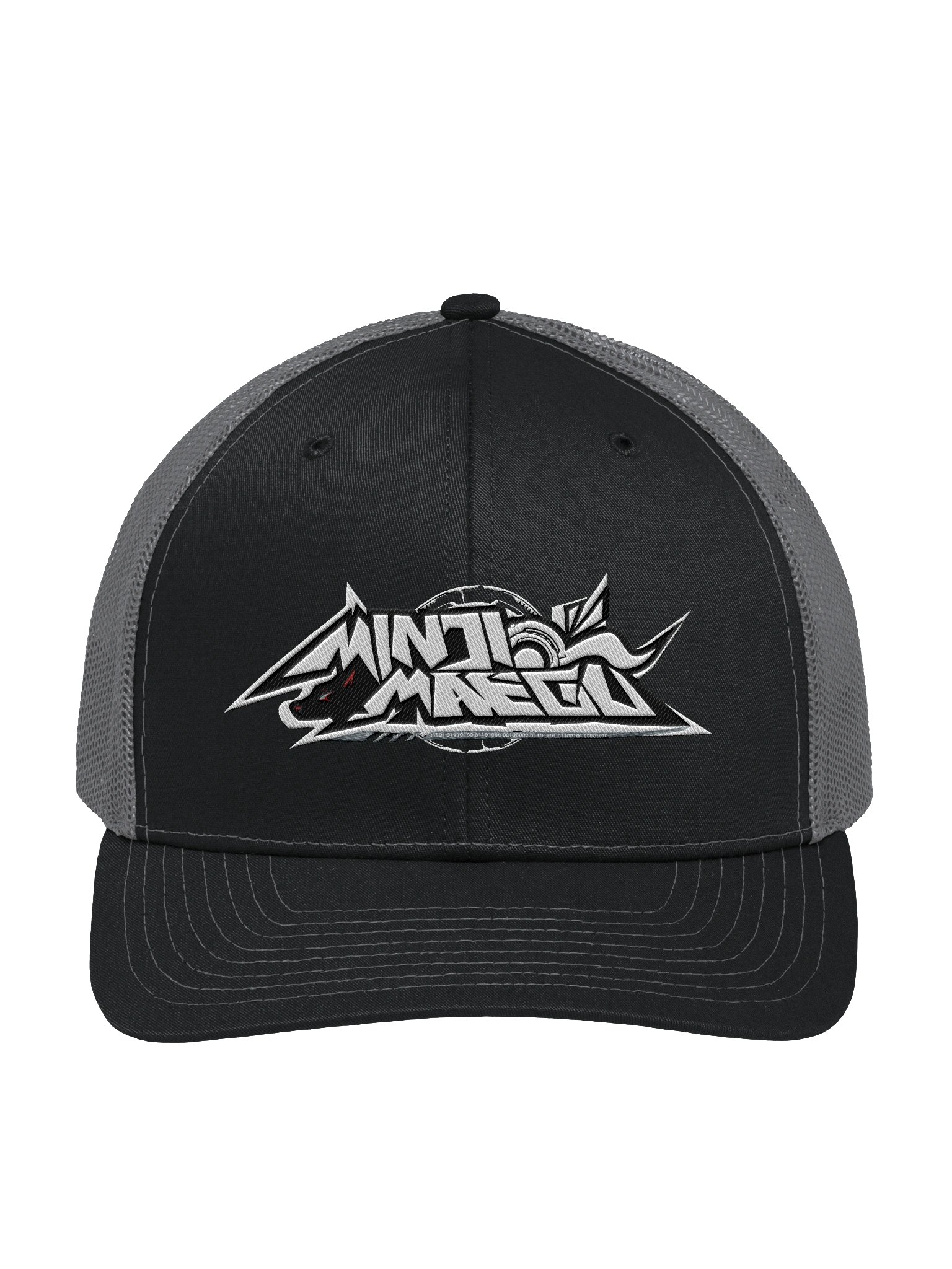 Minji logo trucker hat product image (1)