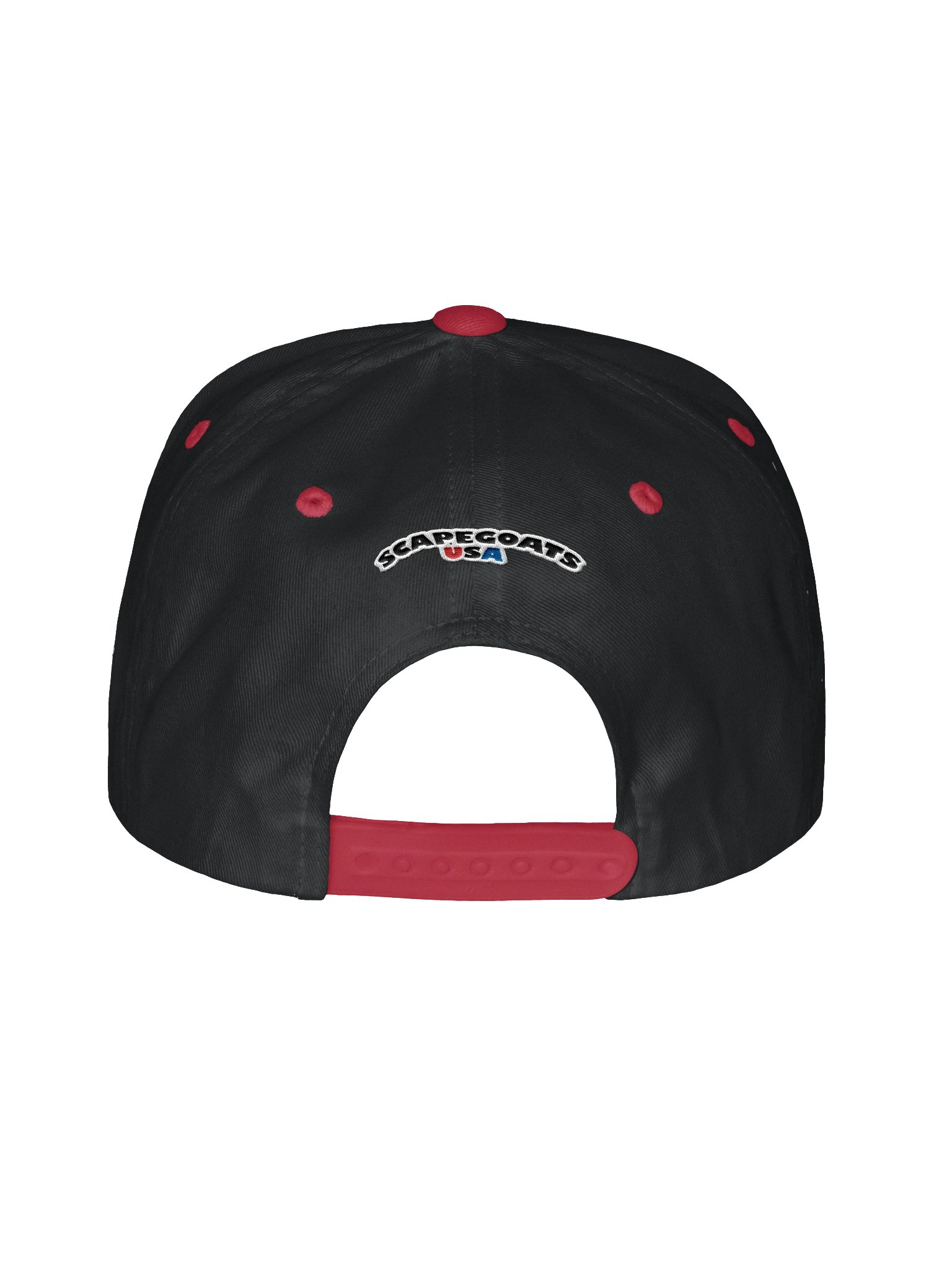 BlaakBrand LIVE Action Flat Brim Snapback - Black with Red product image (4)