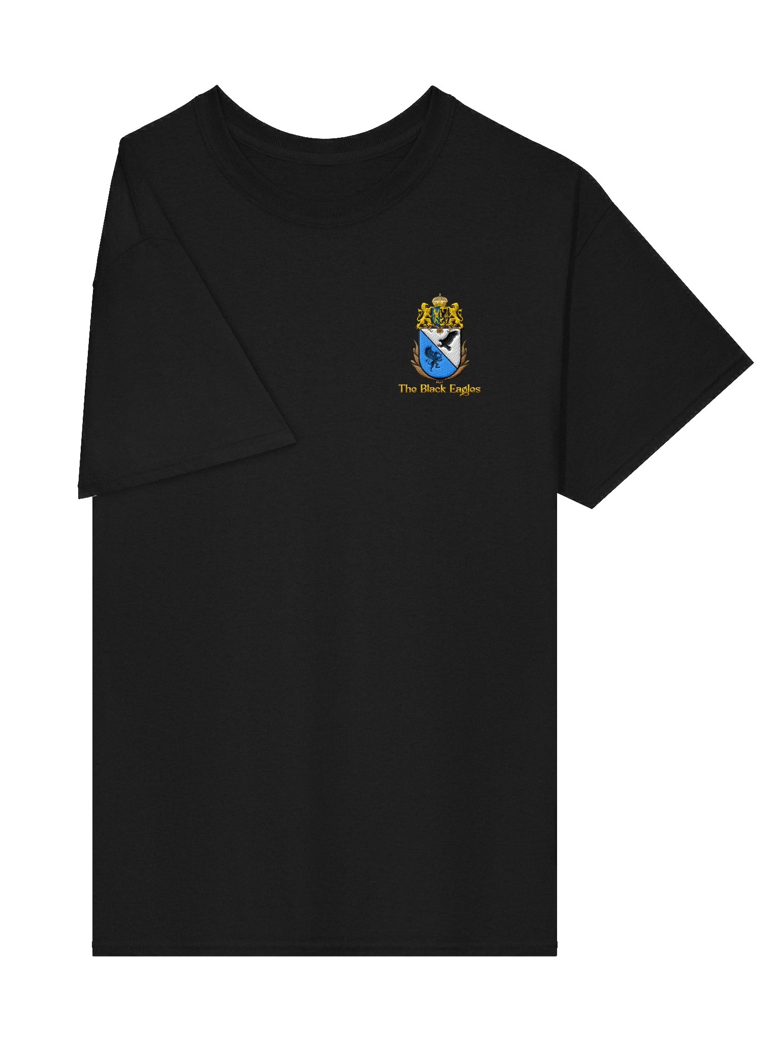 Black Eagles embroidered t-shirt product image (18)