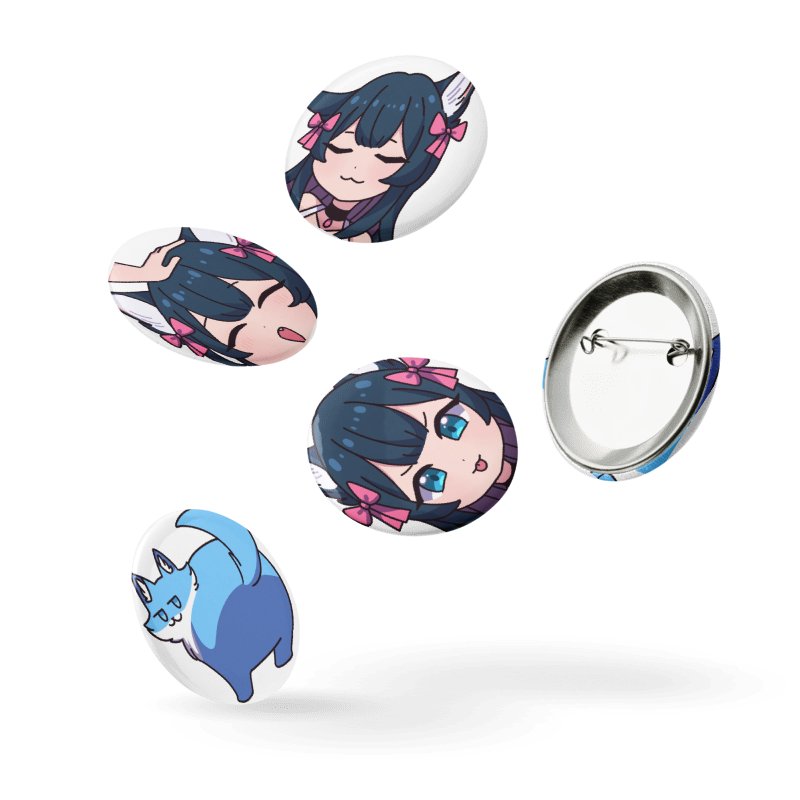 Blue Fox Badges - Pack 4 product image (3)