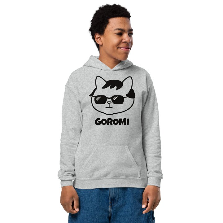 Goromi the Cat in Wig - Unisex Youth Hoodie product image (1)