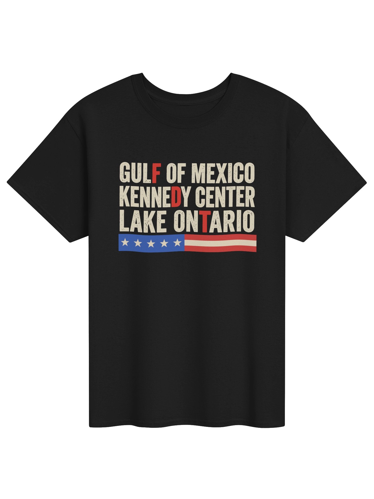 Gulf of Mexico Kennedy Center Lake Ontario American Flag Classic T-Shirt product image (1)