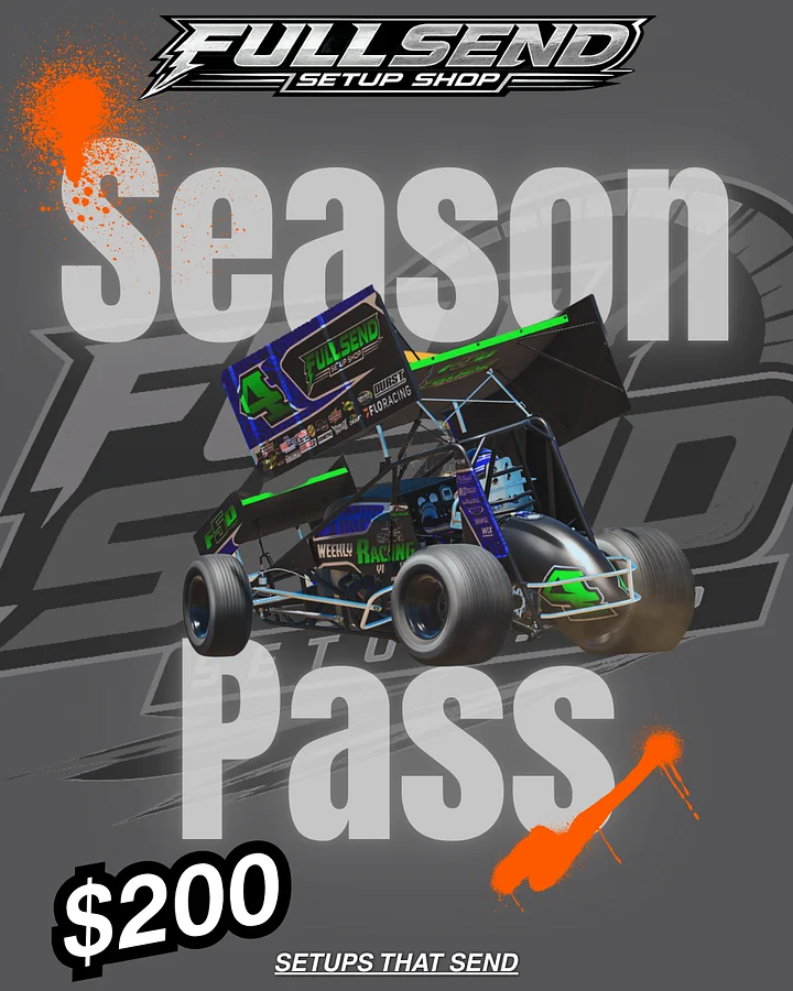 Winged 410 Sprint Car Season Pass product image (1)