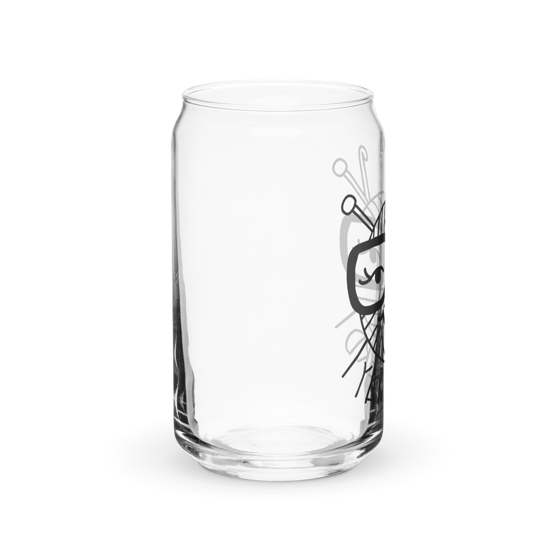 Yarn Nerd Can-Shaped Glass product image (8)