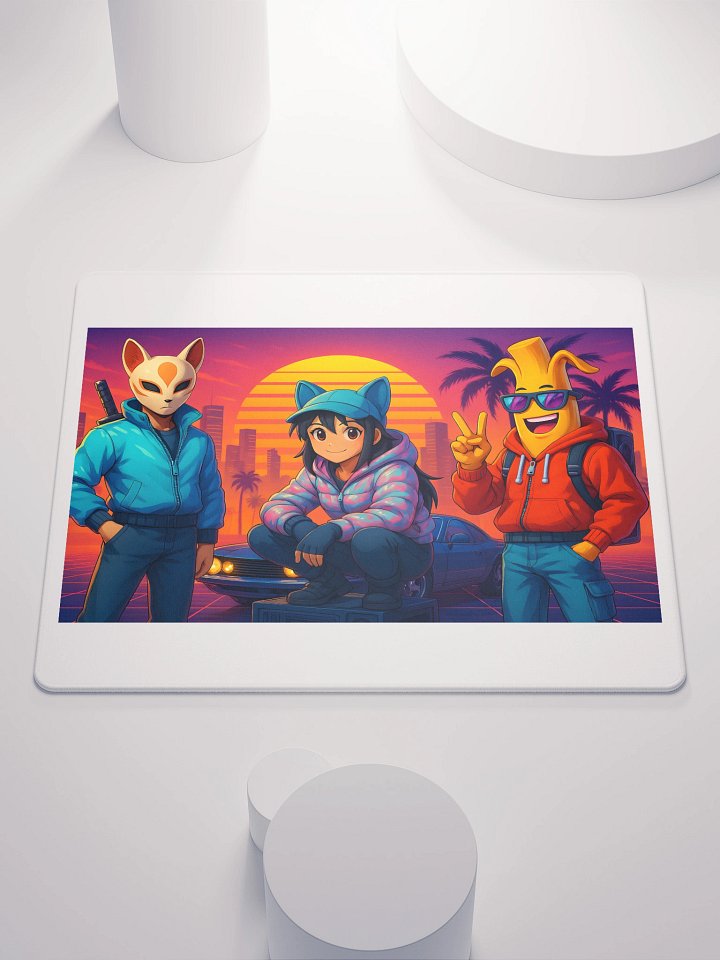 Neon Drift: Fortnite Cyberwave XL Mouse Pad product image (2)