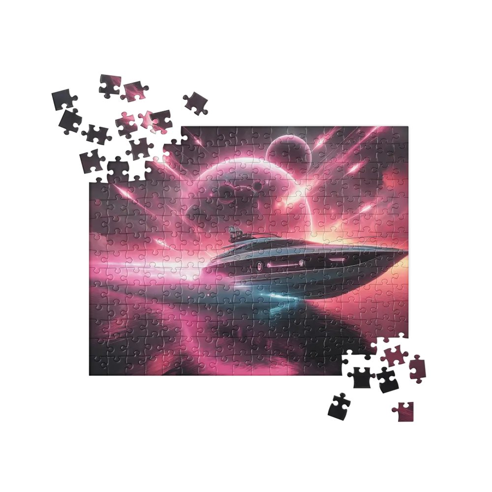 Jigsaw Puzzle Pink Cunset Cruise product image (4)