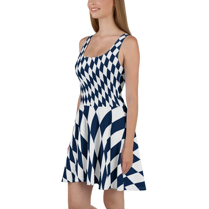 Illusionary Wavelengths Skater Dress product image (1)