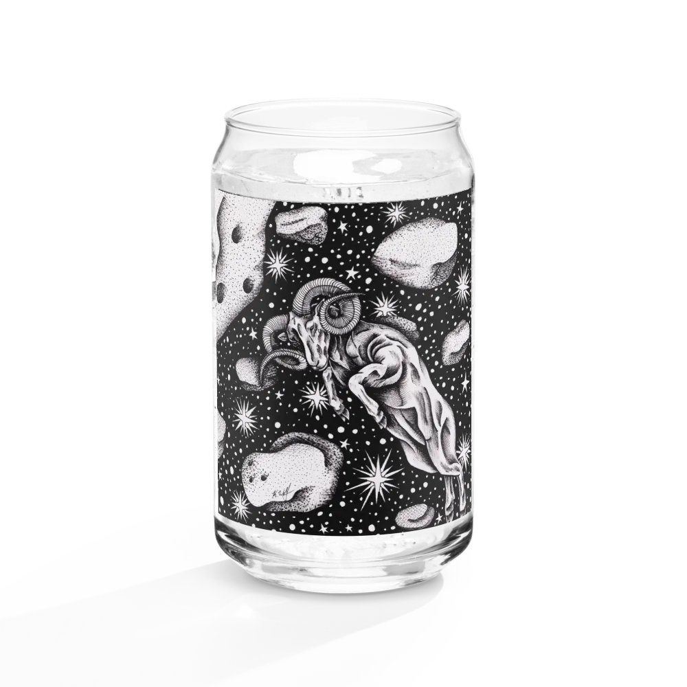 Aries Zodiac Can-Shaped Glass product image (10)
