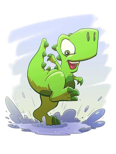 Chomper's favourite hobby is simply jumping in puddles. I'm trying a different approach to colouring at the moment and I'm qu...