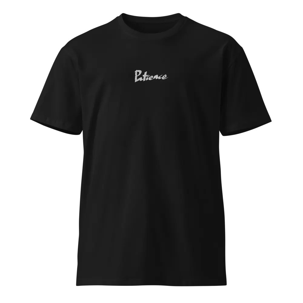 Patience - T Shirt - Dark Mode product image (1)