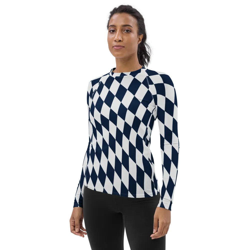 Emo Distortion Women's Rash Guard product image (3)