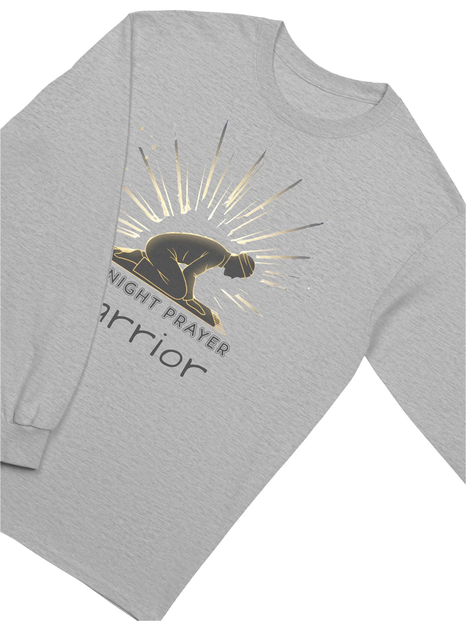 'Midnight Prayer Warrior' Long Sleeve T-Shirt product image (3)