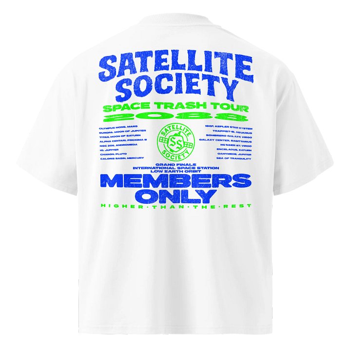 Satellite Society Members Only Organic T-Shirt product image (10)