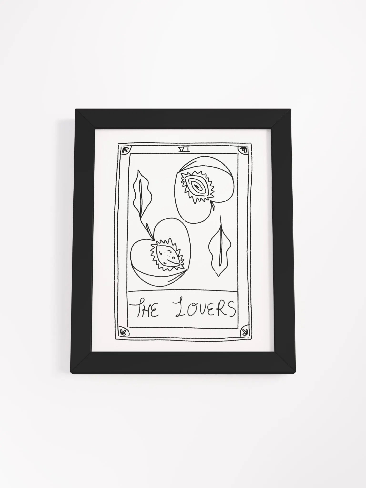 The Peach Lovers Framed Art Print product image (1)