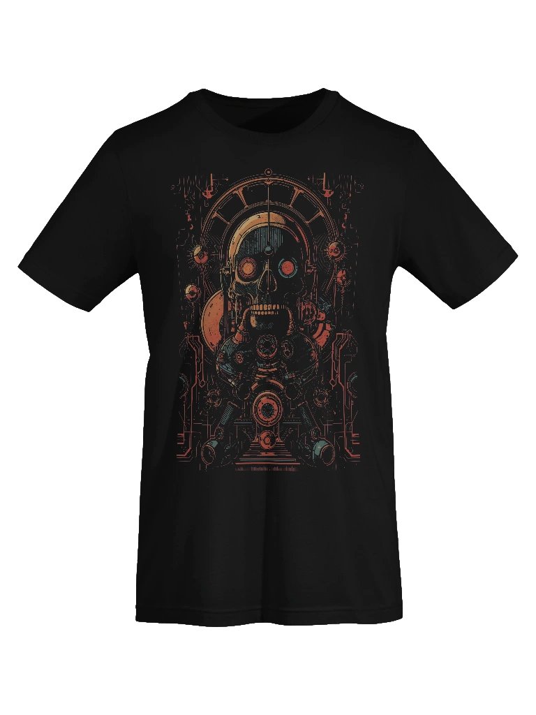 Retro Android Skull Lightweight T-Shirt product image (4)