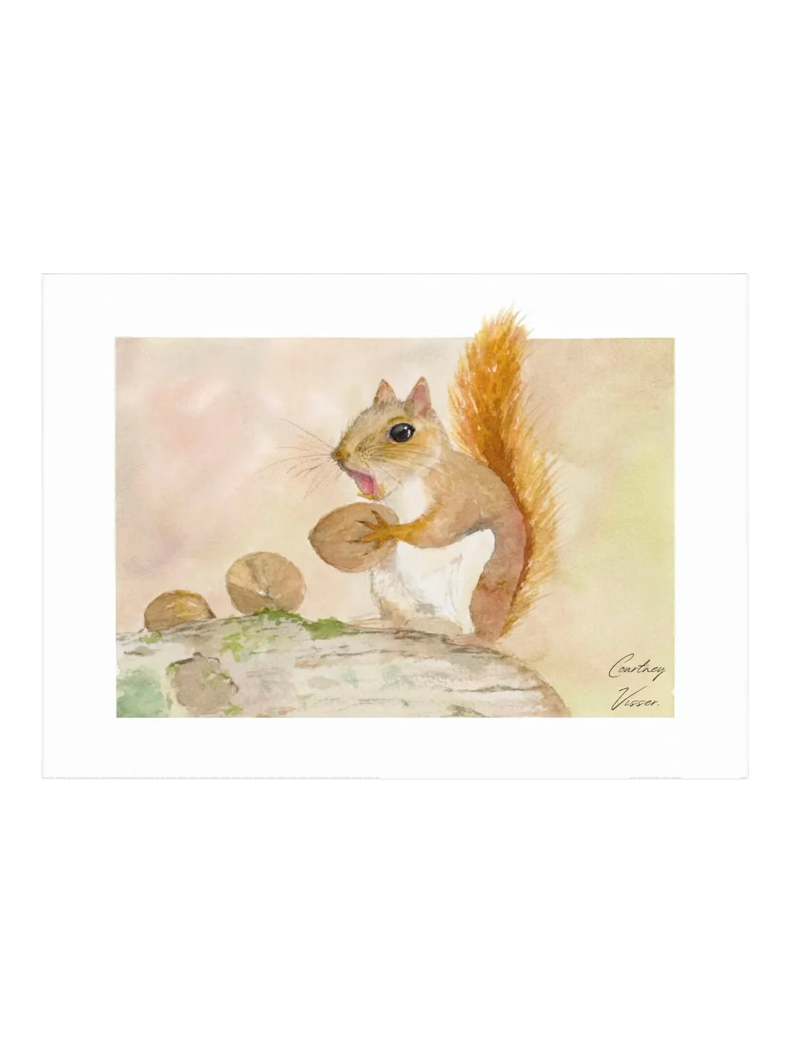 Squirrel print product image (1)