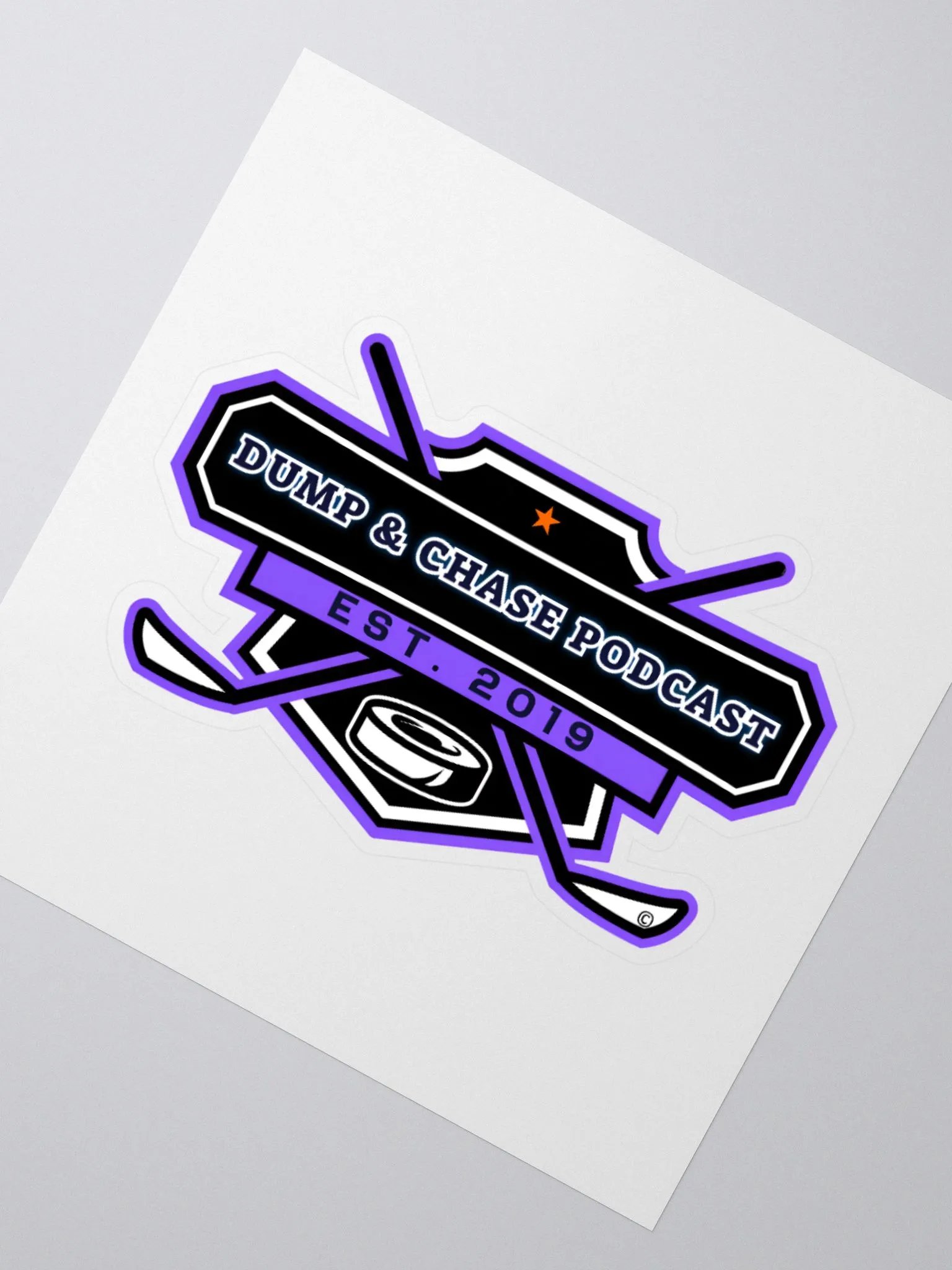 Dump & Chase Podcast Logo Stickers product image (2)