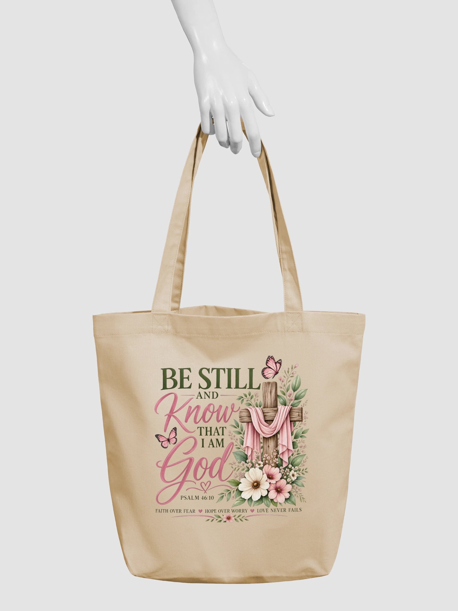Be Still Faith Tote Bag product image (3)