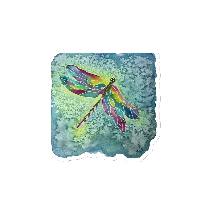 Vibrant Dragonfly Die-Cut Magnet product image (2)
