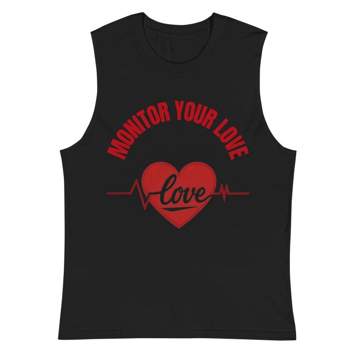 Heartbeat Love Muscle Tank product image (3)