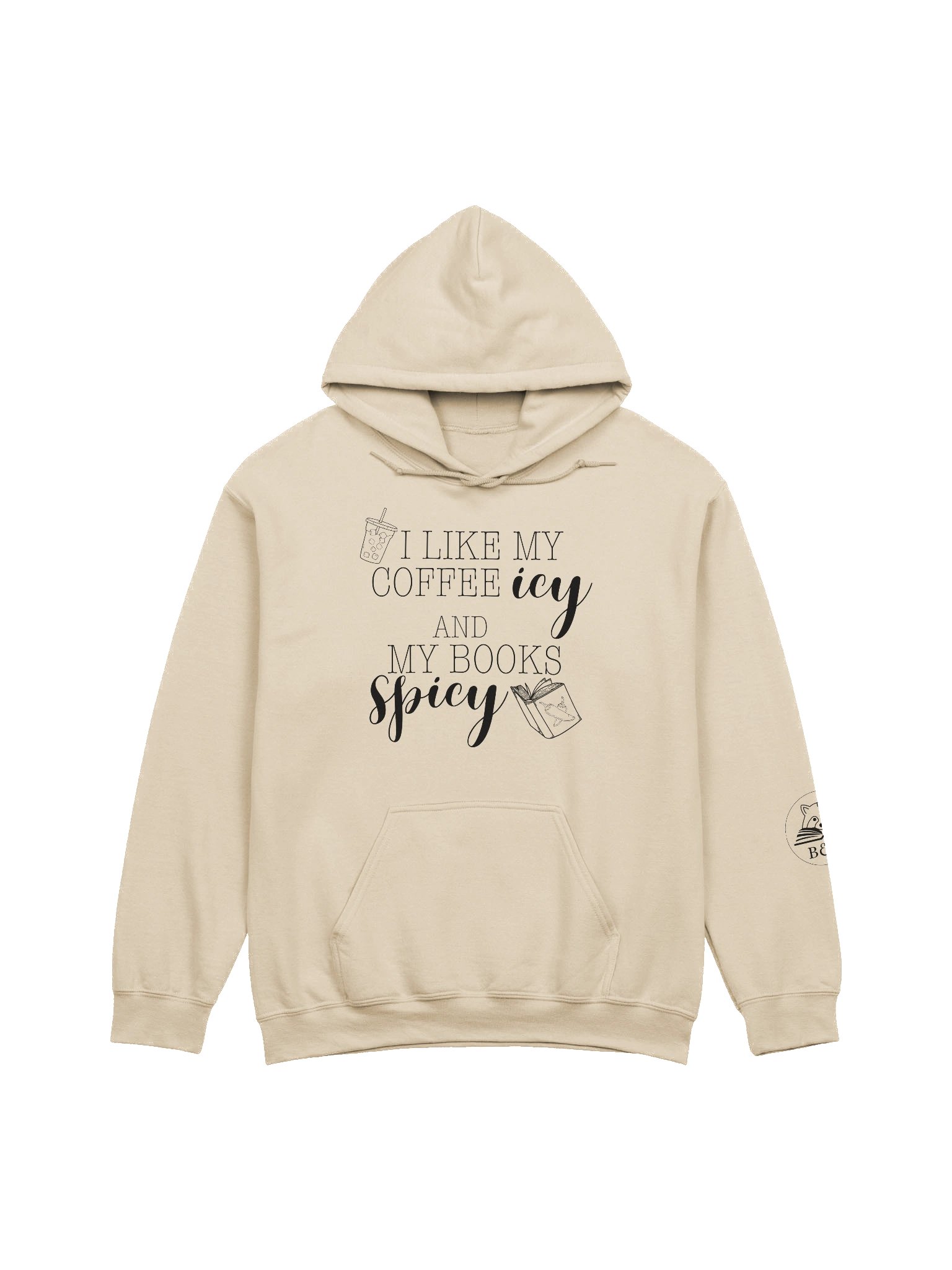 "Coffee Icy, Books Spicy" Hoodie product image (37)