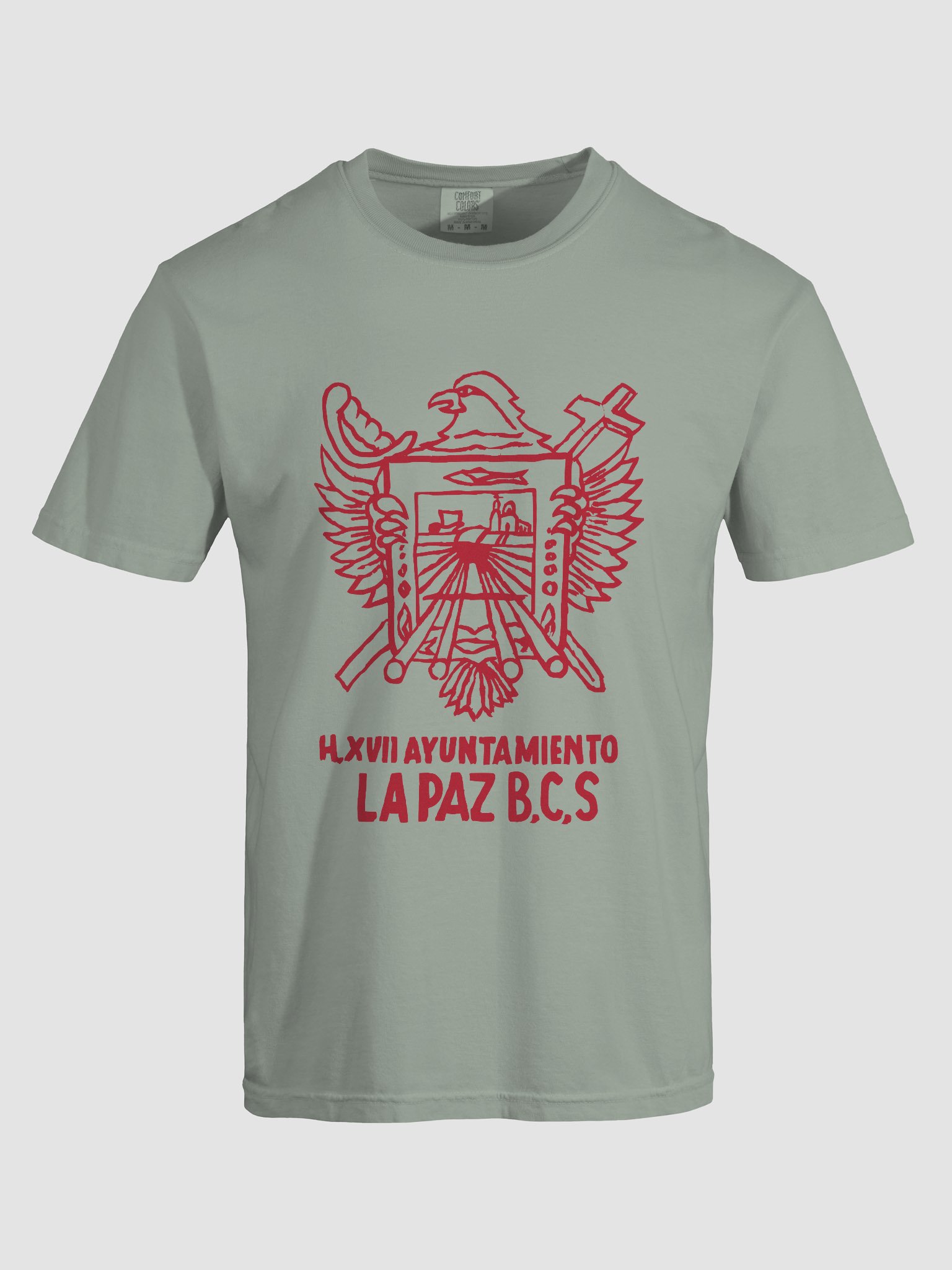 La Paz Heavyweight T-Shirt (Red) product image (32)
