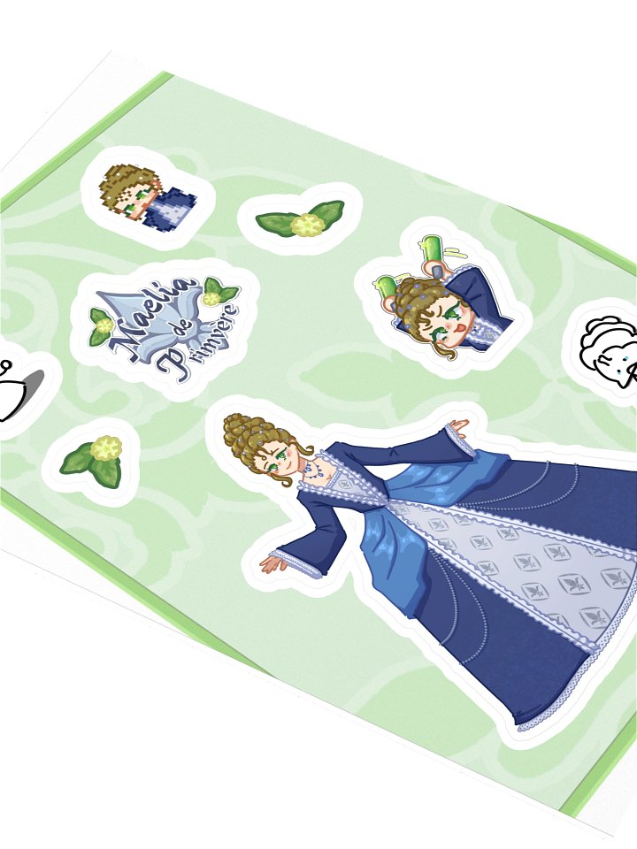 Maelia 1.0 sticker sheet product image (2)