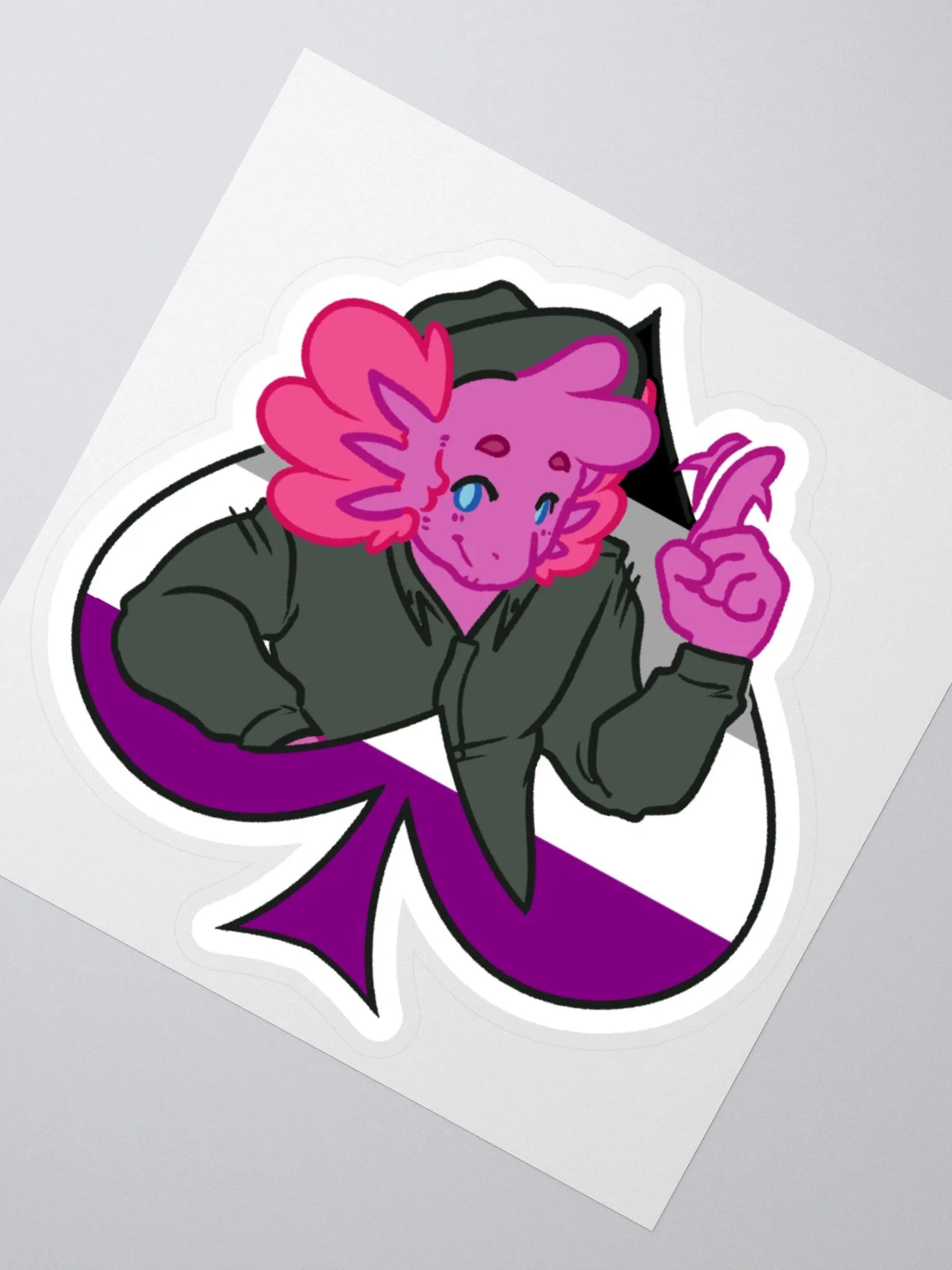 Ace in Spades | Kiss-Cut Sticker product image (2)