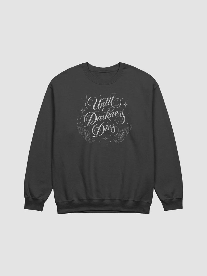 Until Darkness Dies (wings design) Gildan Classic Crewneck Sweatshirt product image (1)