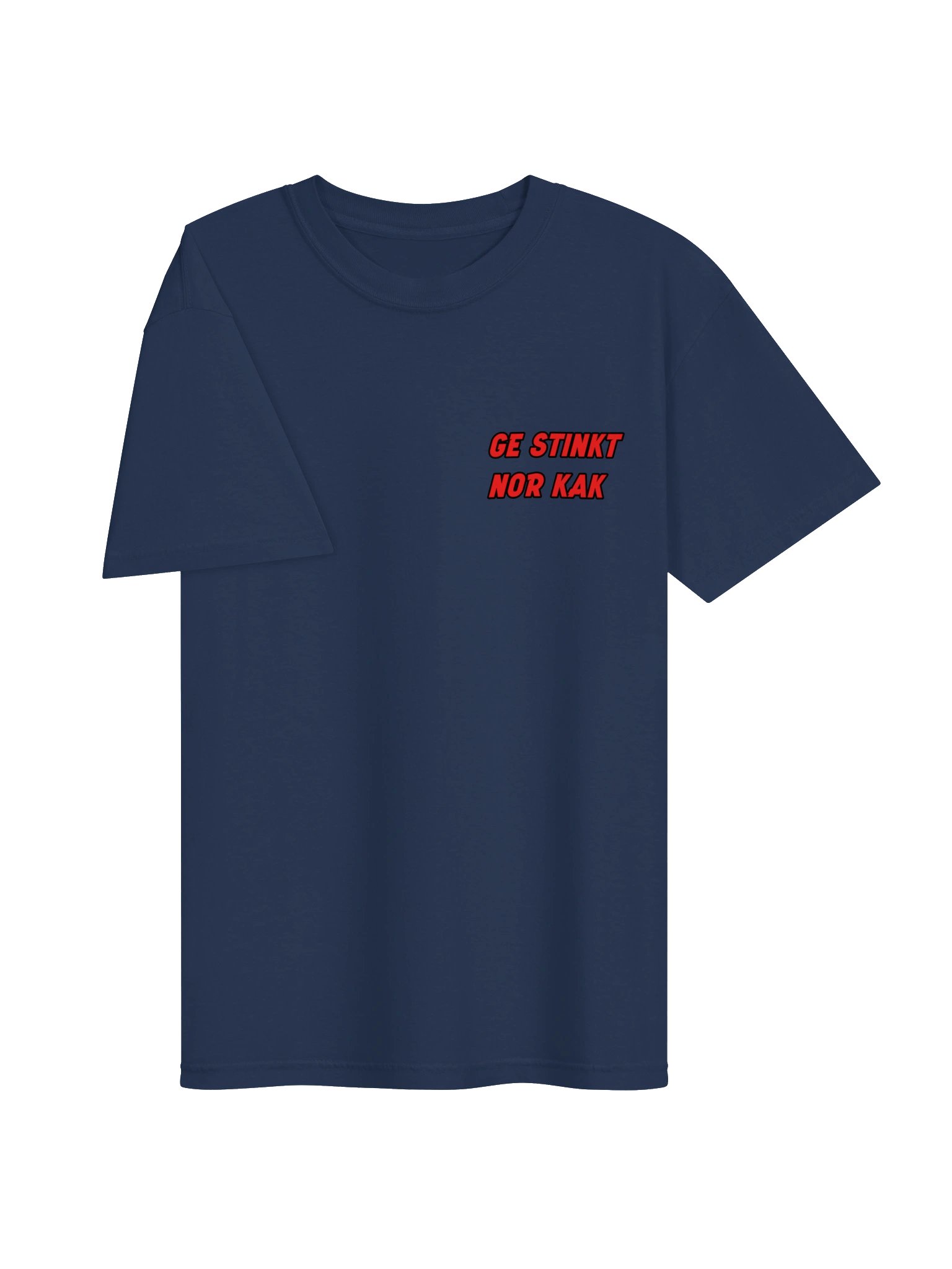 Bold Red Text Graphic Tee- GE SINKT NOR KAK! product image (11)