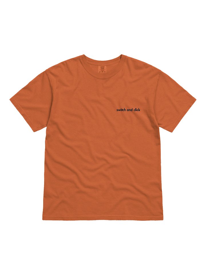 Embroidered Tee with Black Text product image (1)