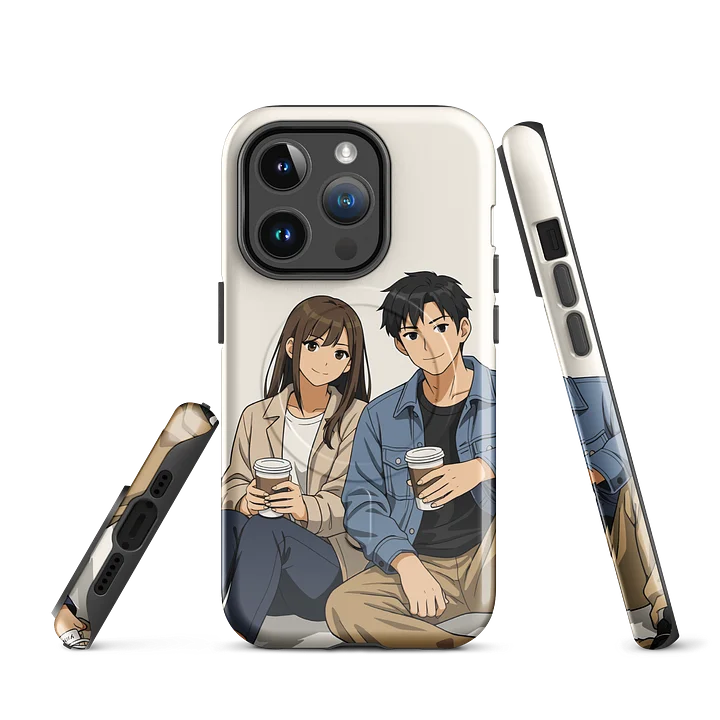 Coffee Date Couple iPhone Tough Case product image (1)