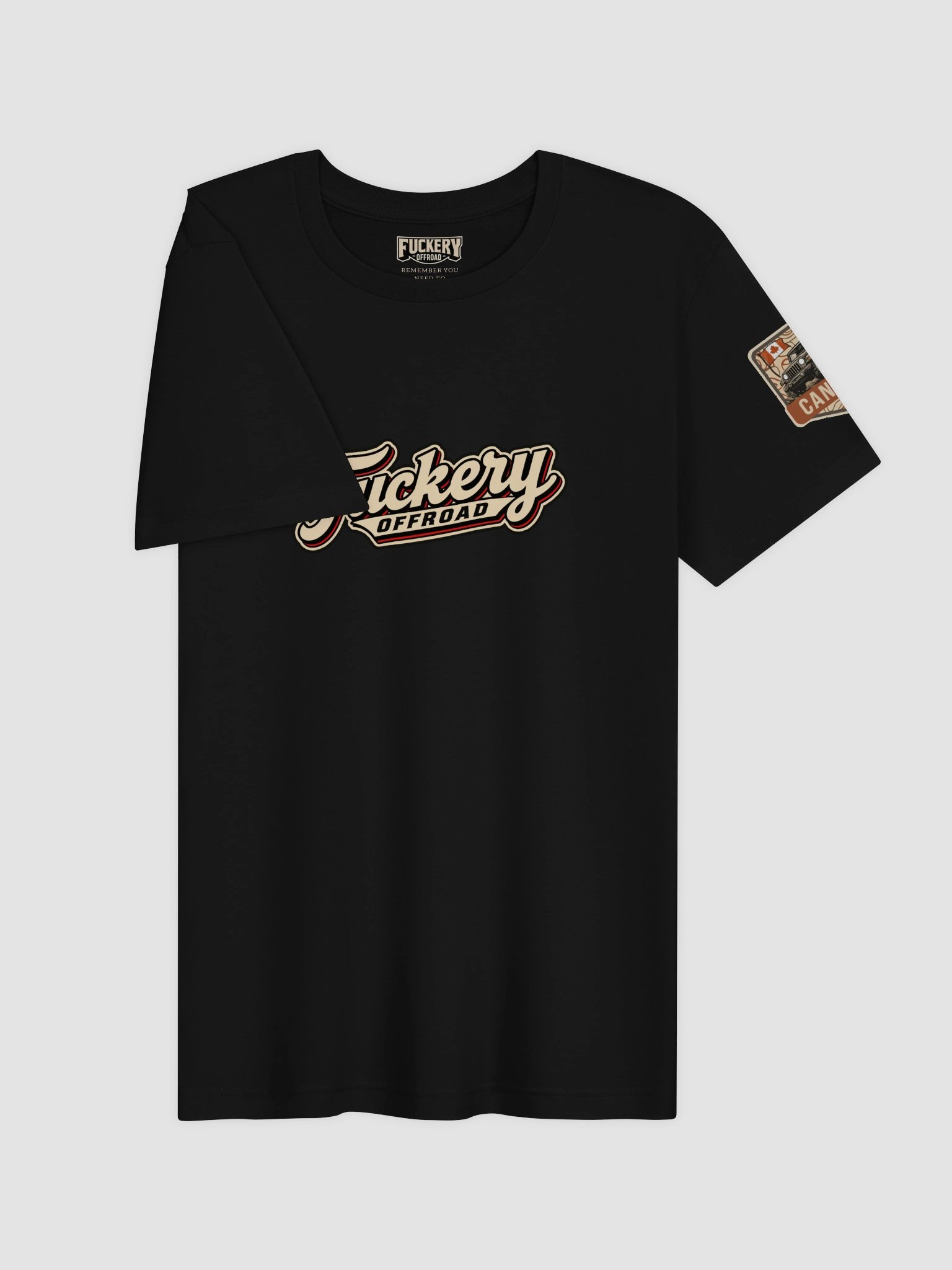 Unisex t-shirt with Fuckery Retro Logo and unauthorized definition (Dark colours) product image (3)