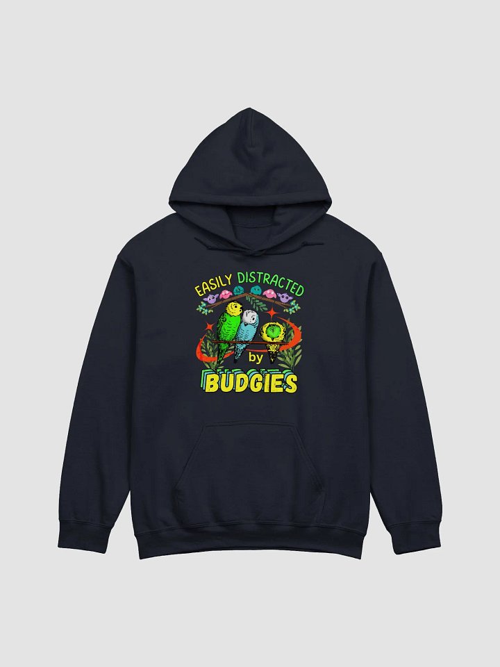 Easily Distracted By Budgie Paradise Hoodie product image (13)
