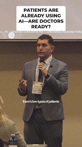🤖 One of the most important conversations at the conference this week was about something most physicians are not yet taking ...