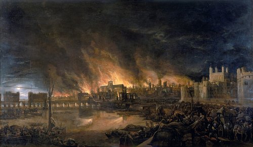 #OnThisDay in 1666, a fire at a bakery on Pudding Lane raged out of control, and led to the Great Fire of London. Aided by st...