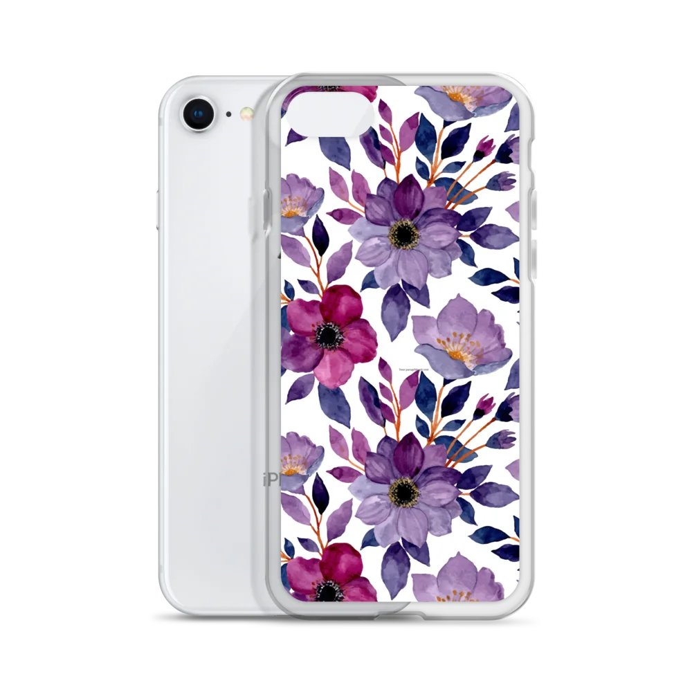 Purlple Whimsical Floral iPhone® Case product image (55)
