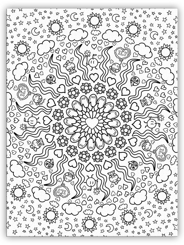 Dango Valentines - Coloring page product image (2)