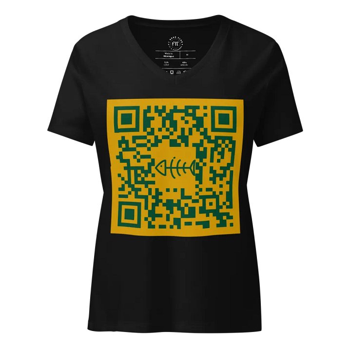 F*Seattle QR code Women's V neck product image (19)