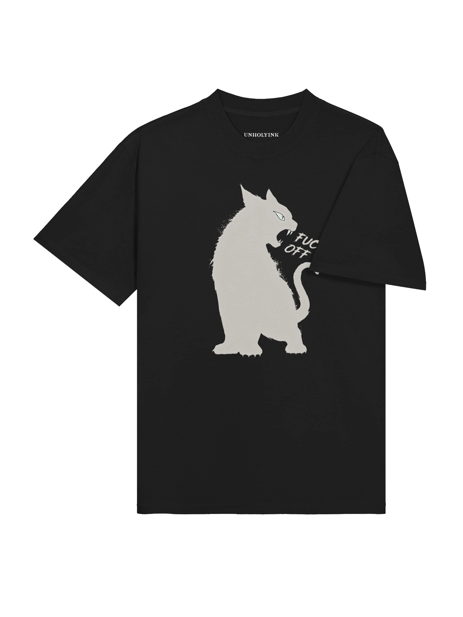 THE CAT HAS SPOKEN — Ink Splatter Oversized Tee product image (8)