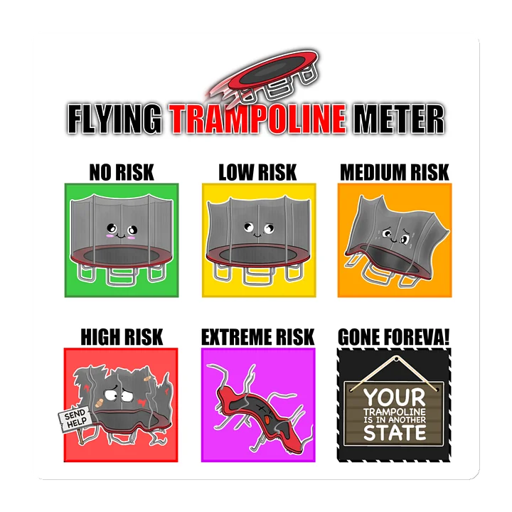 Flying Trampoline Magnet product image (1)