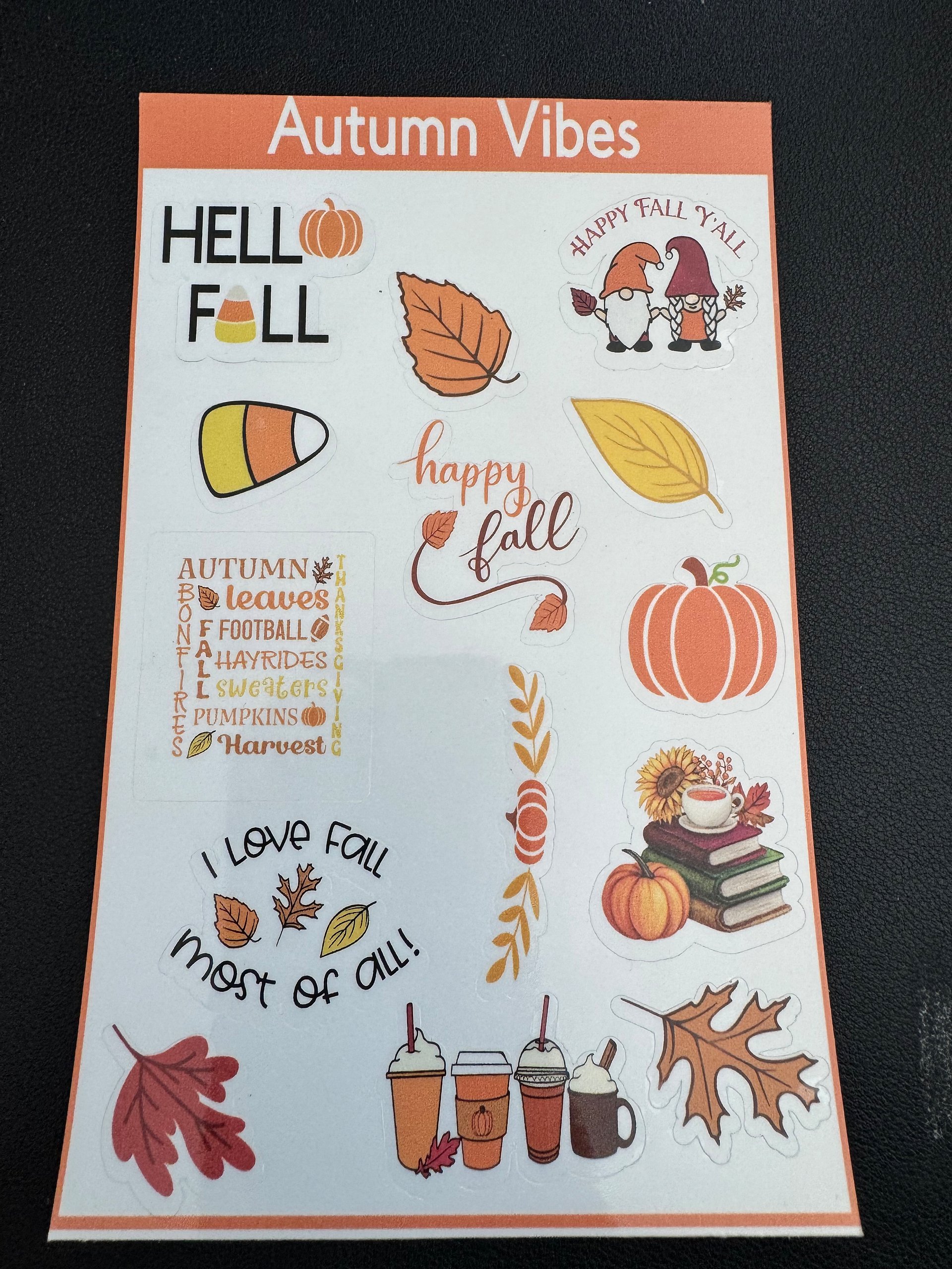 Autumn Desk Sticker Duo | 2-Sheet Pack product image (1)