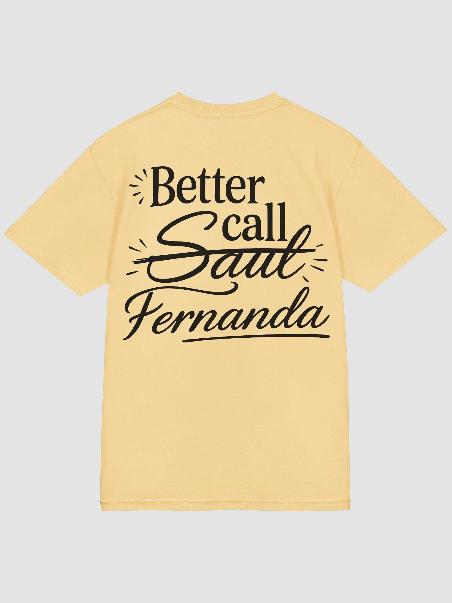 Team T-Shirt - Fernanda (Yellow) product image (4)