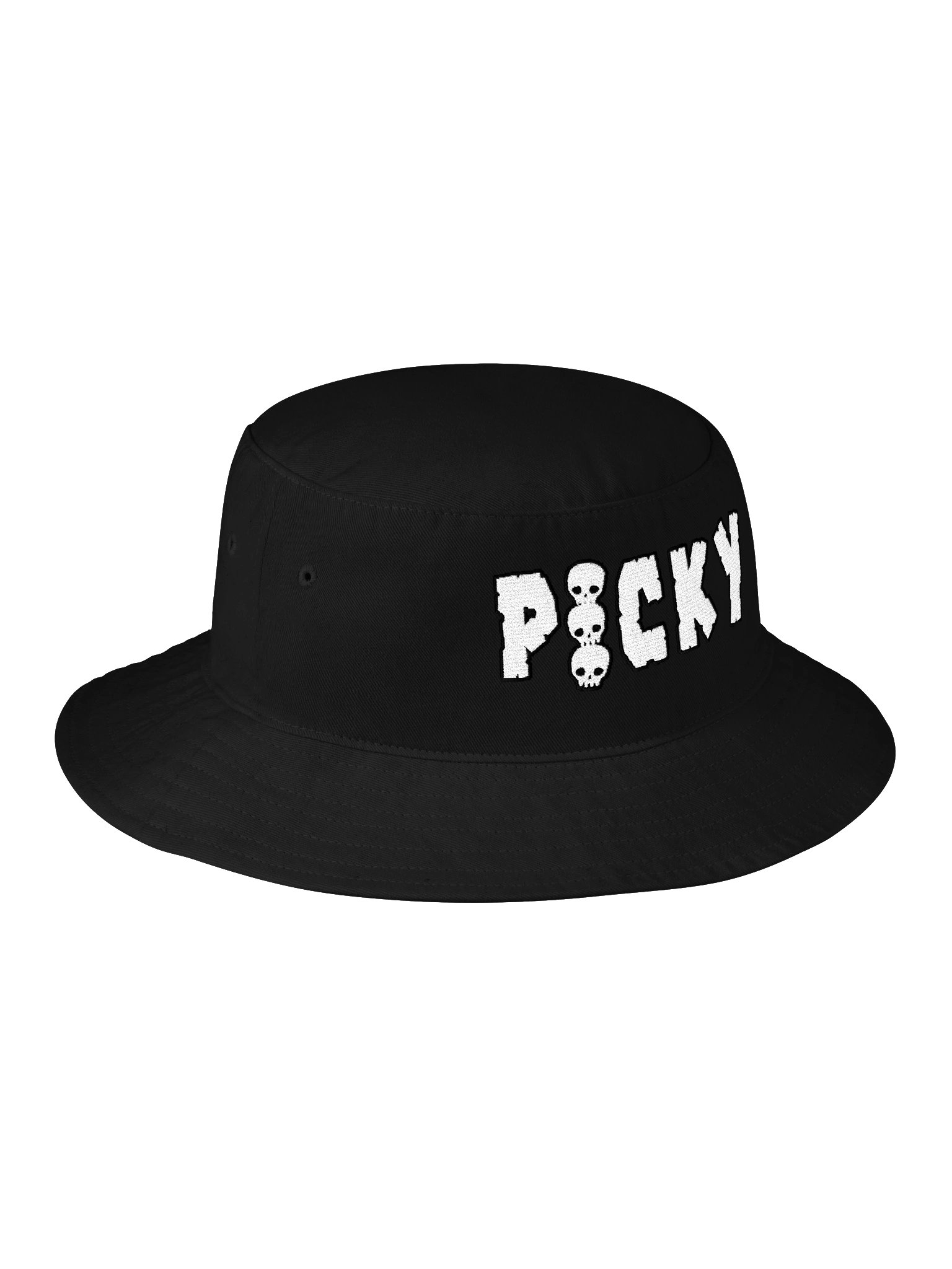 Picky Skulls Embroidered Bucket Hat product image (4)