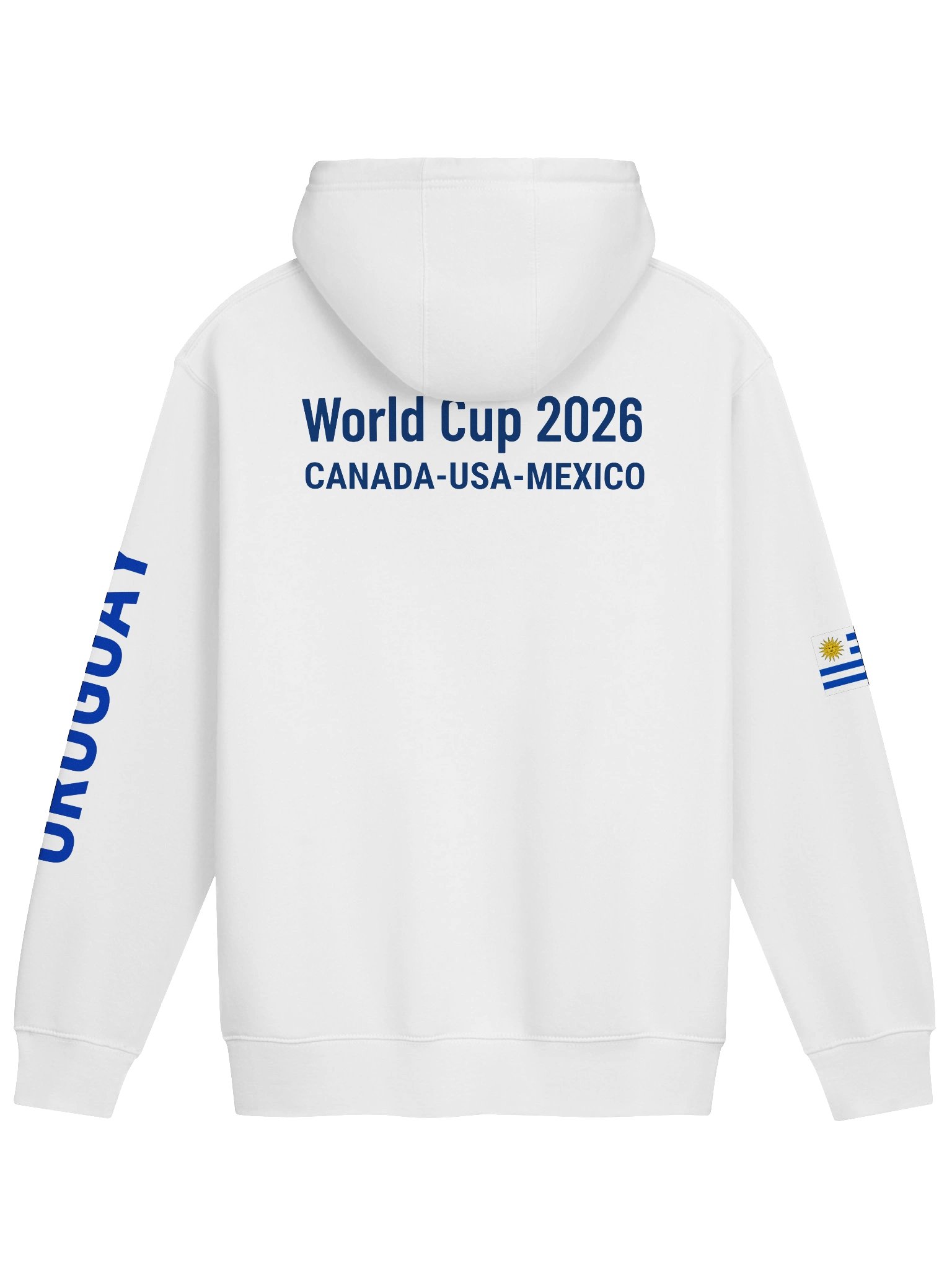 Uruguay 2026 World Cup Flag Hoodie - World Cup 2026 Edition - Premium 3-End Fleece - Unisex Hoodie product image (8)