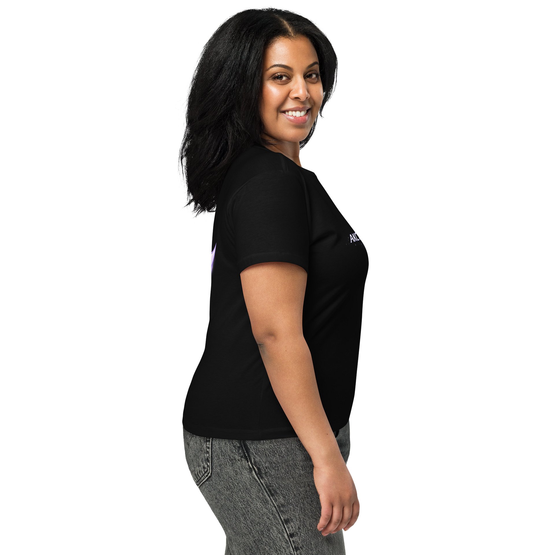 • AKC // Cosmic Lounge Women’s High-Waisted Tee | Arkfall Kitty Collective product image (5)