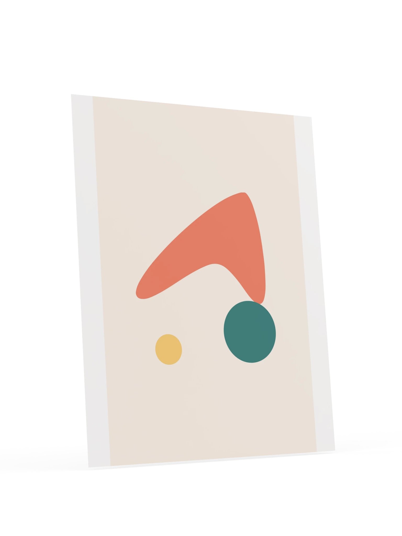 Coral Boomerang Print | Retro Bathroom Wall Art product image (6)