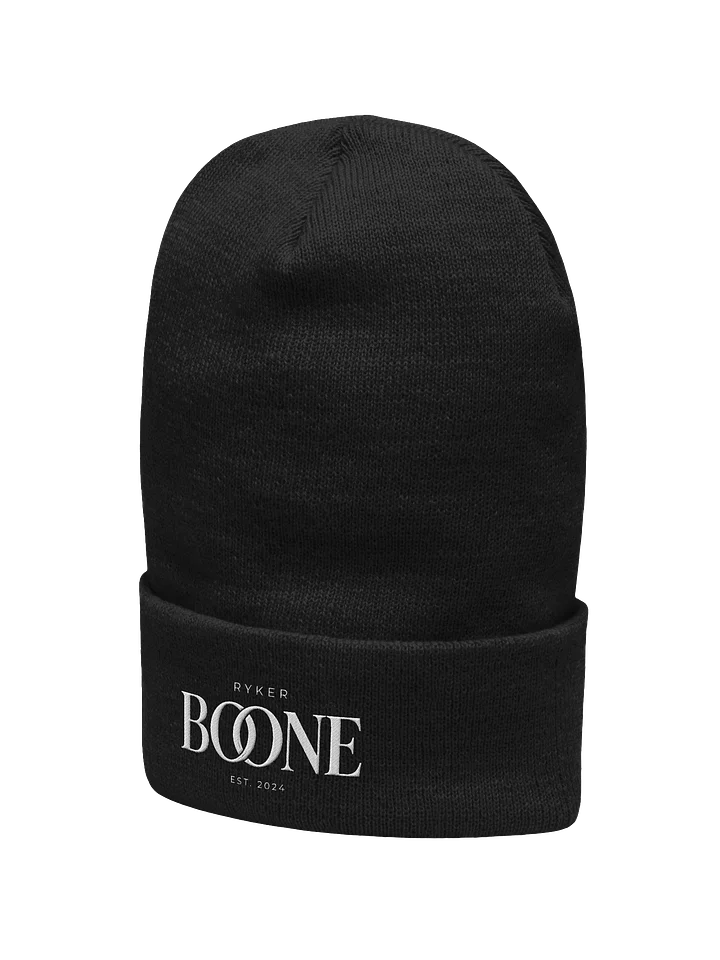 Ryker Boone "September Turns Gold" Yupoong Cuffed Beanie (White Logo) product image (2)