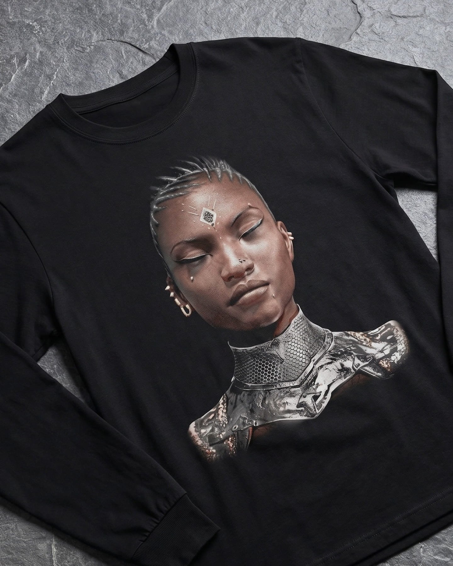 Queen Amanikhatashan · Comfort Colors Garment-Dyed Long Sleeve T-Shirt product image (3)
